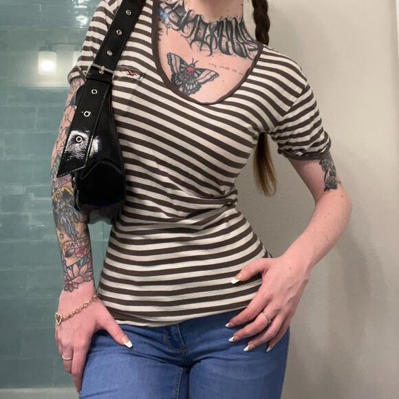 Y2k grunge hollister top - Picture 1 of 5